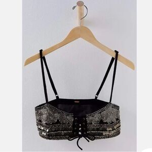 Free People Lost In Your Light Harness Top Size S/M